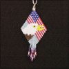 USA Flag with Eagle Pendant