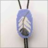 blue with Feather bolo