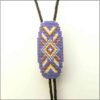 blue with brown/beige pattern bolo