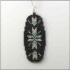 black with pastel pendant